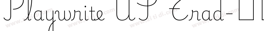 Playwrite US Trad字体转换 Playwrite US Trad字体转换